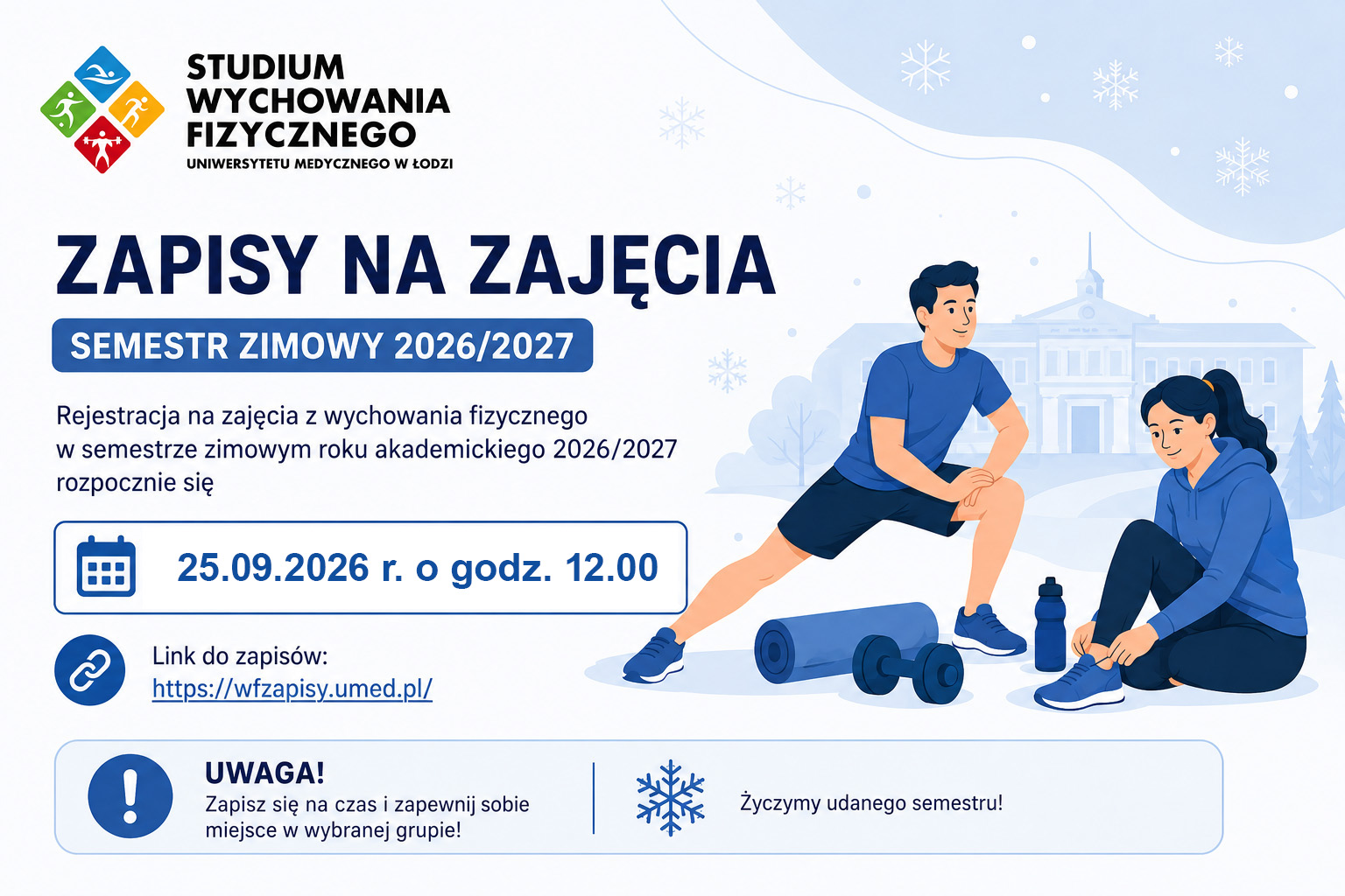 ZAPISY NA ZAJĘCIA